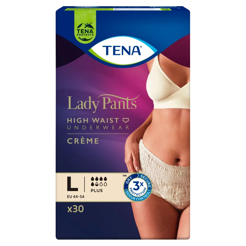 Tena Lady Plus Pants, large 95-130 cm, bielizna chłonna, 30 sztuk