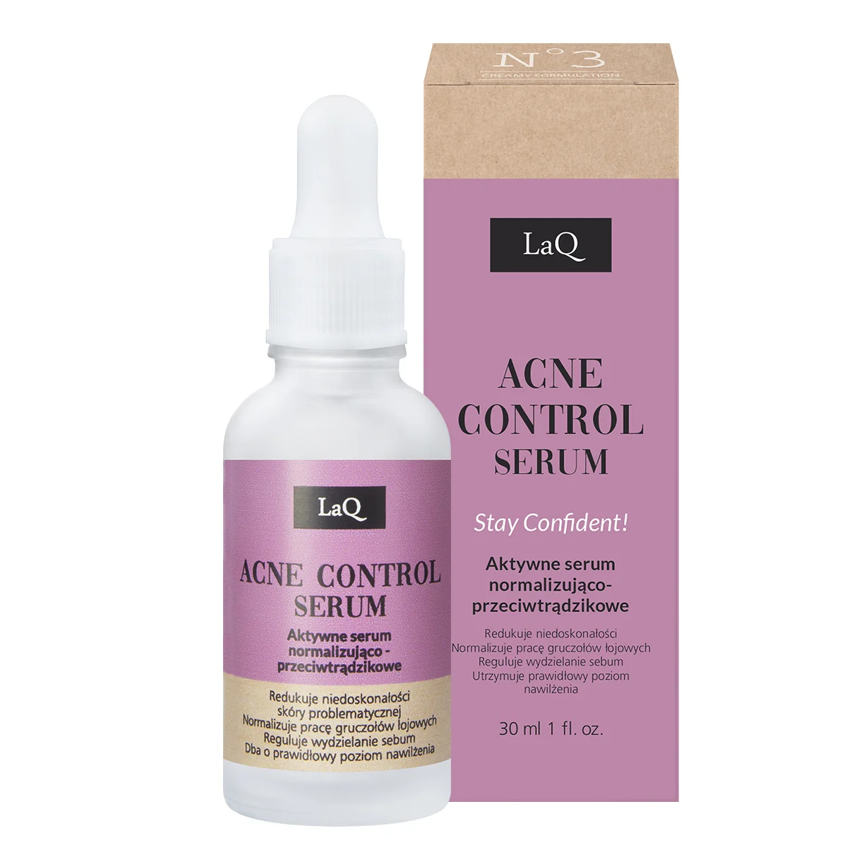 LaQ Acne Control, serum redukujące niedoskonałości, 30 ml