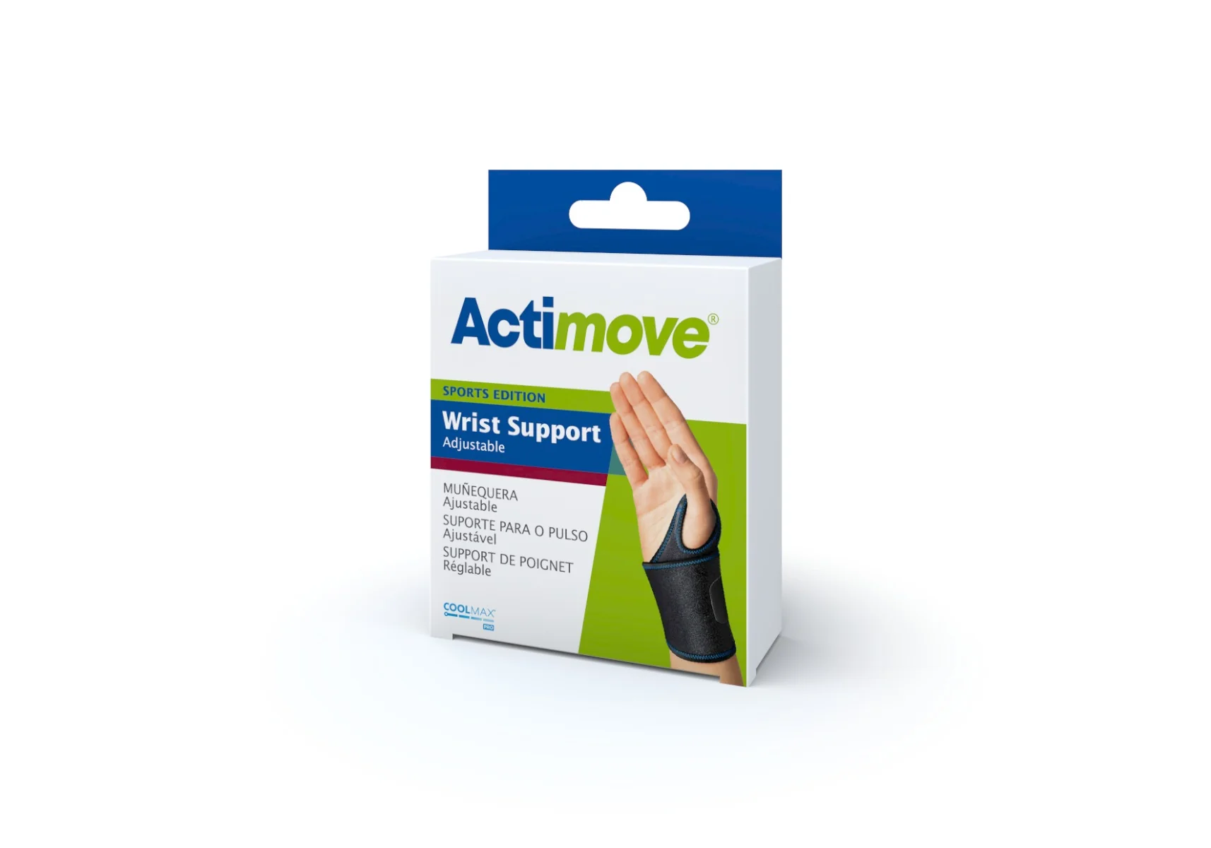 Actimove® Sports Edition, stabilizator nadgarstka czarny, 1 szt.