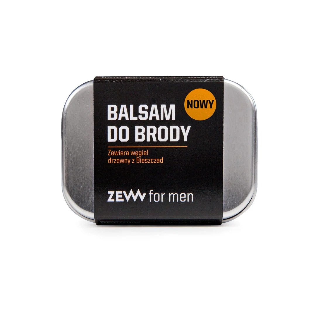 ZEW for men, balsam do brody z węglem drzewnym, 80 ml