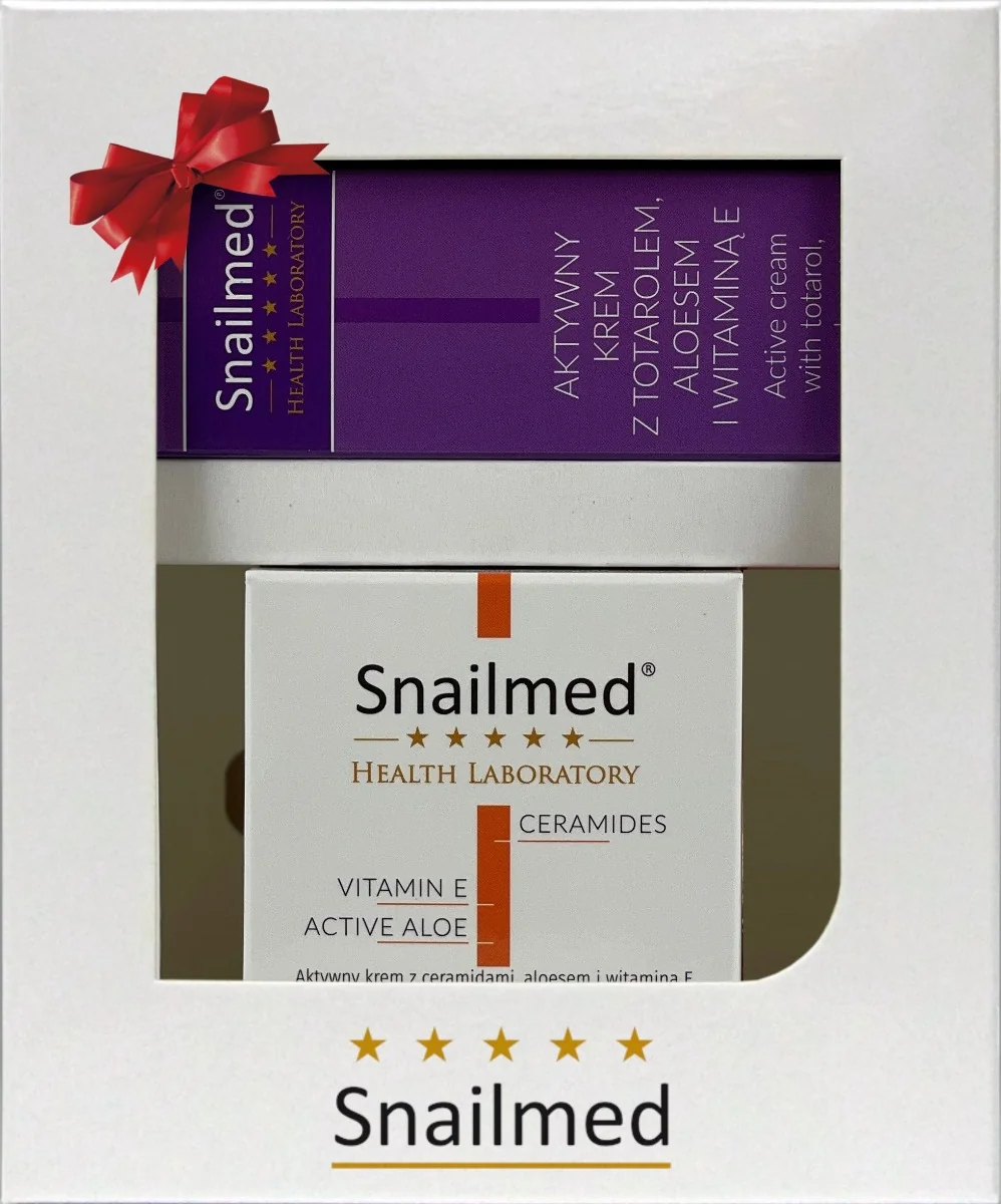 Snailmed, kompleksowa kuracja do pielęgnacji twarzy zestaw nr 1, 30 ml + 30 ml