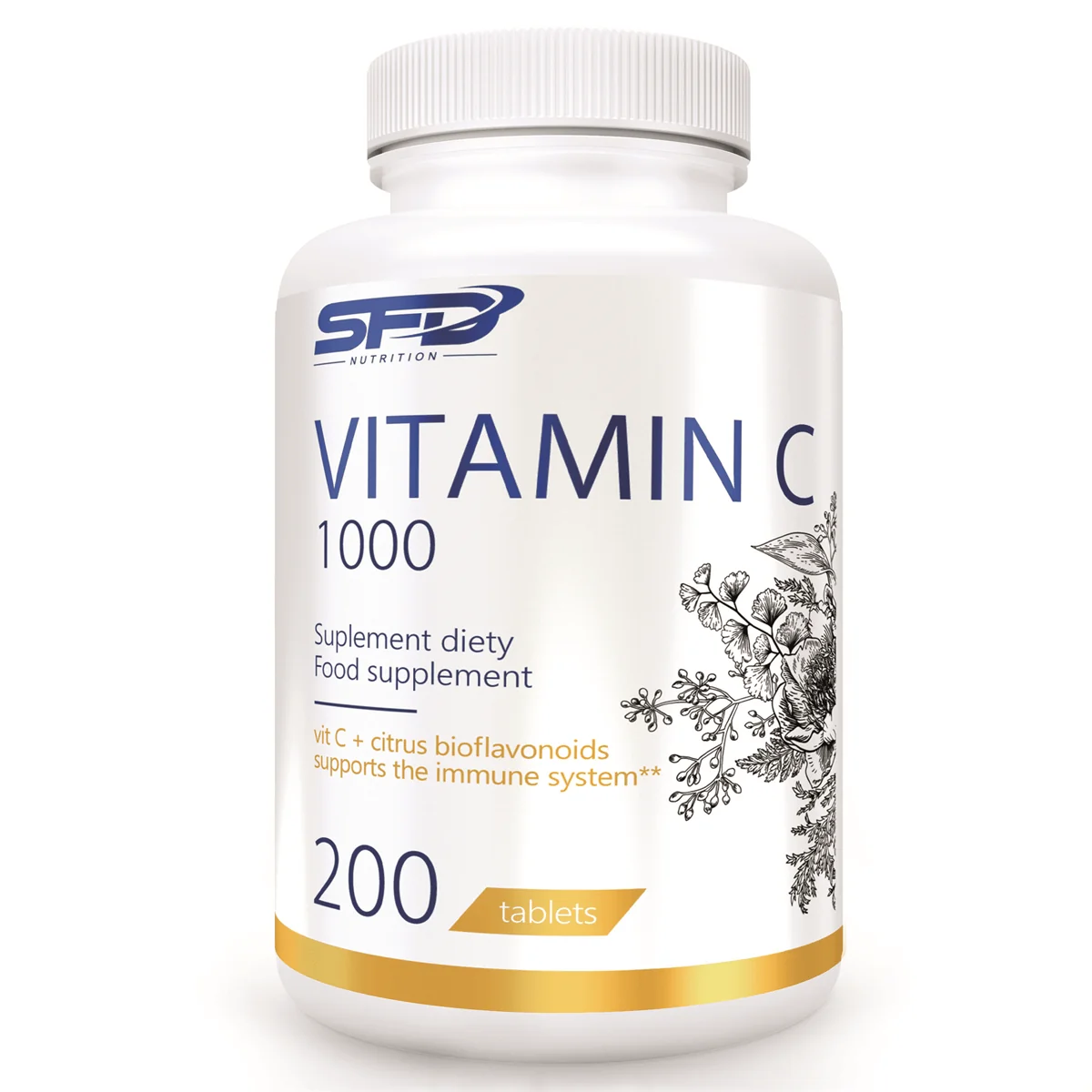 Vitamin C, suplement diety, 200 tabletek