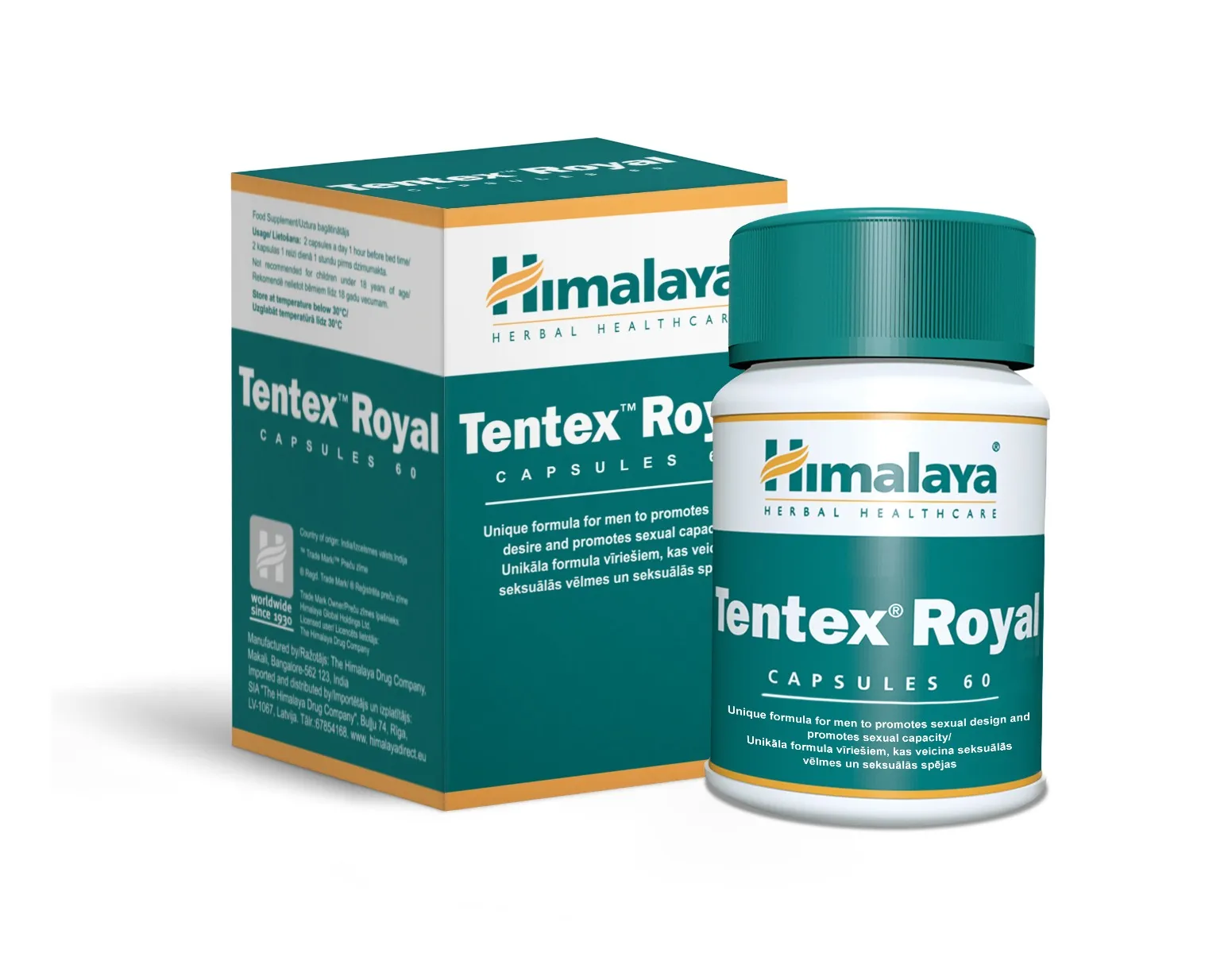 HIMALAYA Tentex Royal, 60 kapsułek 