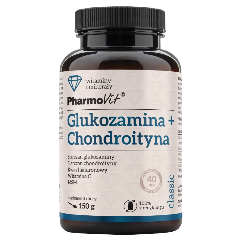 Pharmovit Classic Glukozamina + Chondroityna, suplement diety, 150 g