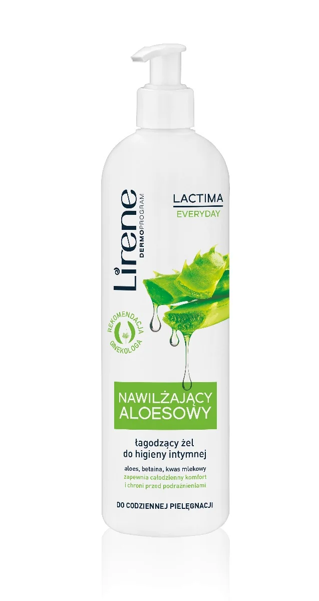 Lirene LACTIMA EVERYDAY, łagodzący, aloesowy żel do higieny intymnej 350 ml