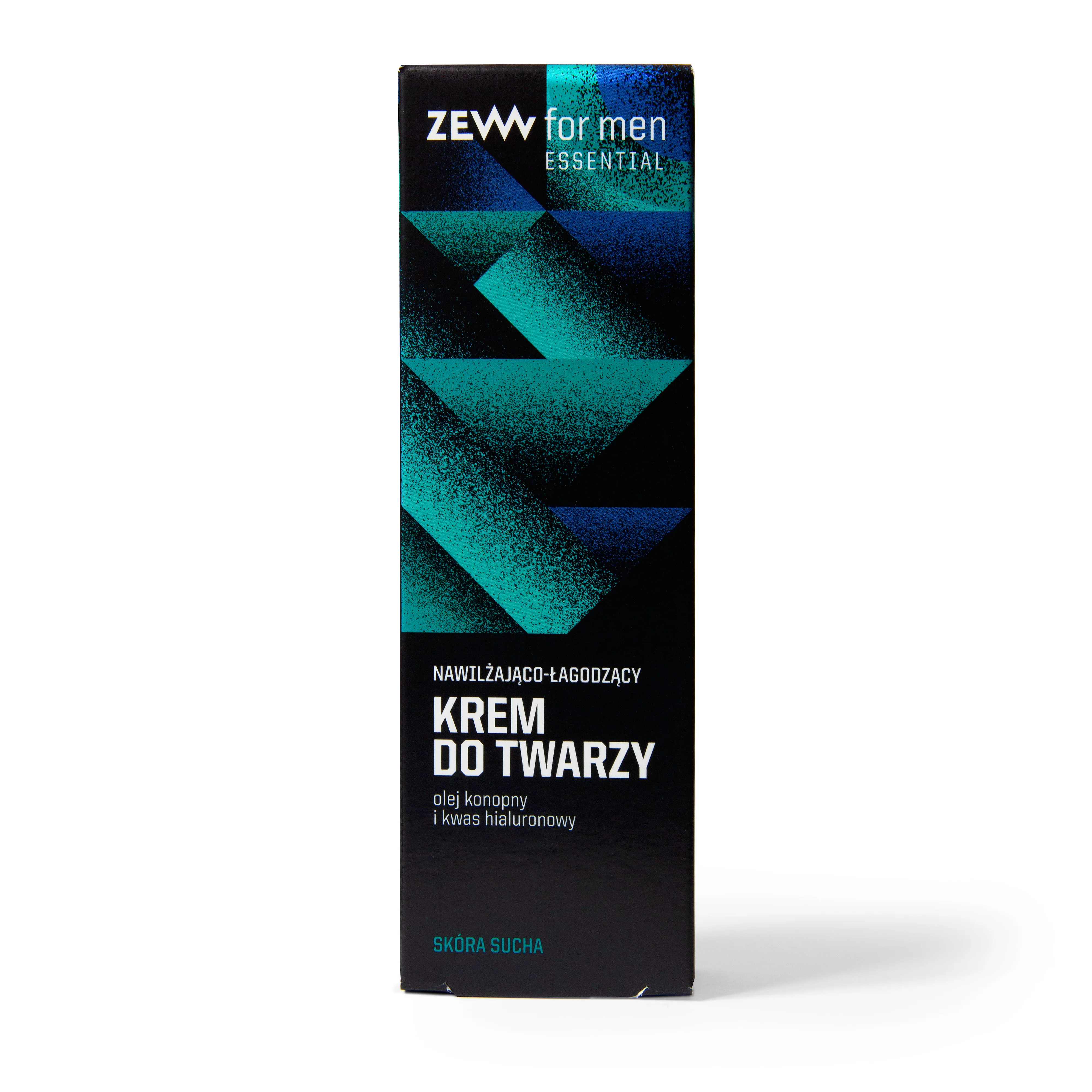 ZEW For Men Essential nawilżająco-łagodzący krem do twarzy Skóra sucha, 50 ml