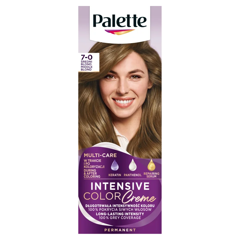 Schwarzkopf Paette Intensive Color Creme farba do włosów N6 średni blond, 1 szt.