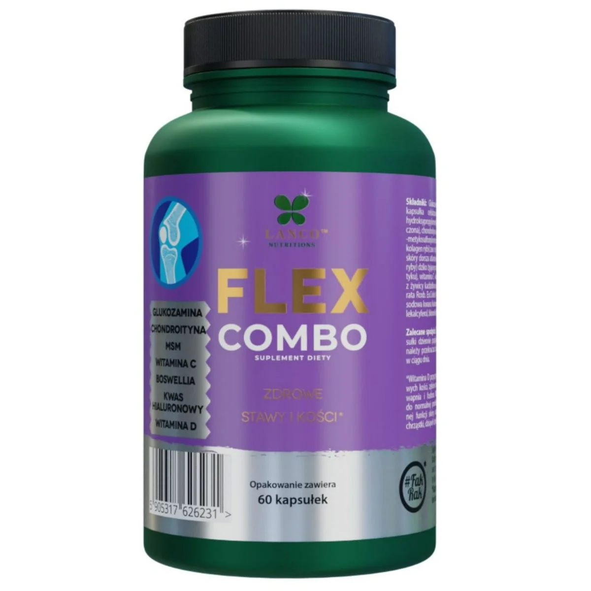 Lanco Nutritions Flex Combo, 60 kapsułek