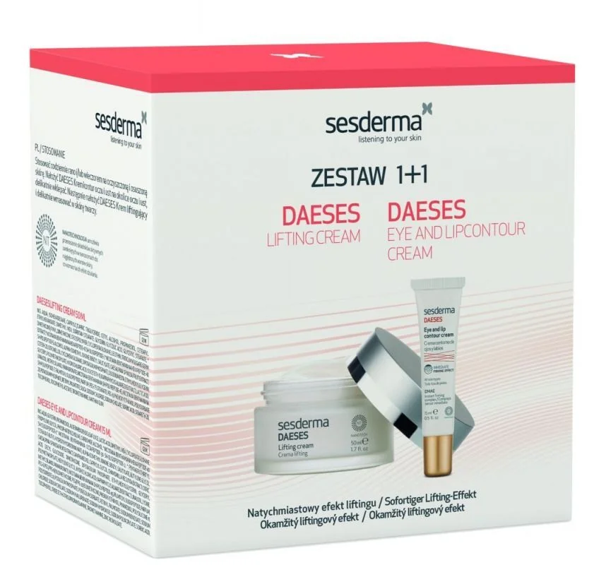 Sesderma DAESES Krem liftingujący, 50 ml + Krem kontur oczu i ust, 15 ml