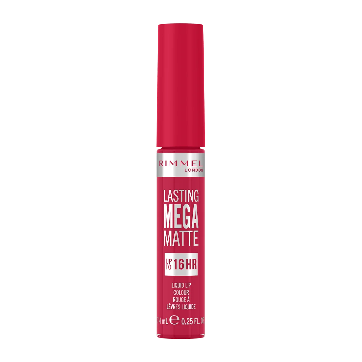 Rimmel Lasting Mega Matte płynna pomadka do ust nr 910 Fuchsia Flush, 7,4 ml