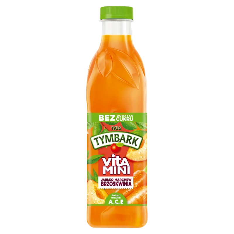 Tymbark Vitamini Sok Brzoskwinia, Marchew, Jabłko, 1 l