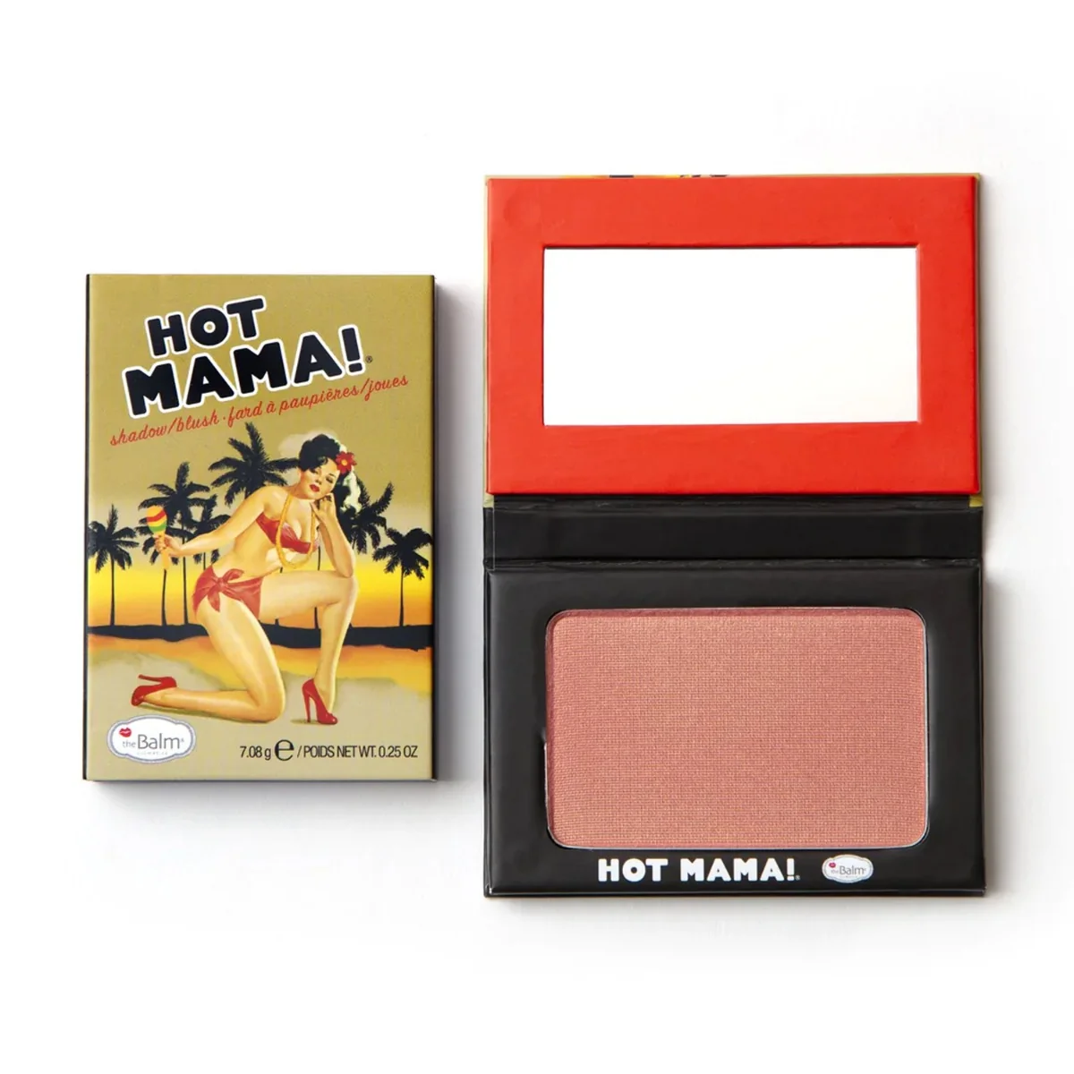 theBalm Hot Mama Róż do policzków i cień do powiek 2w1, 7,08 g