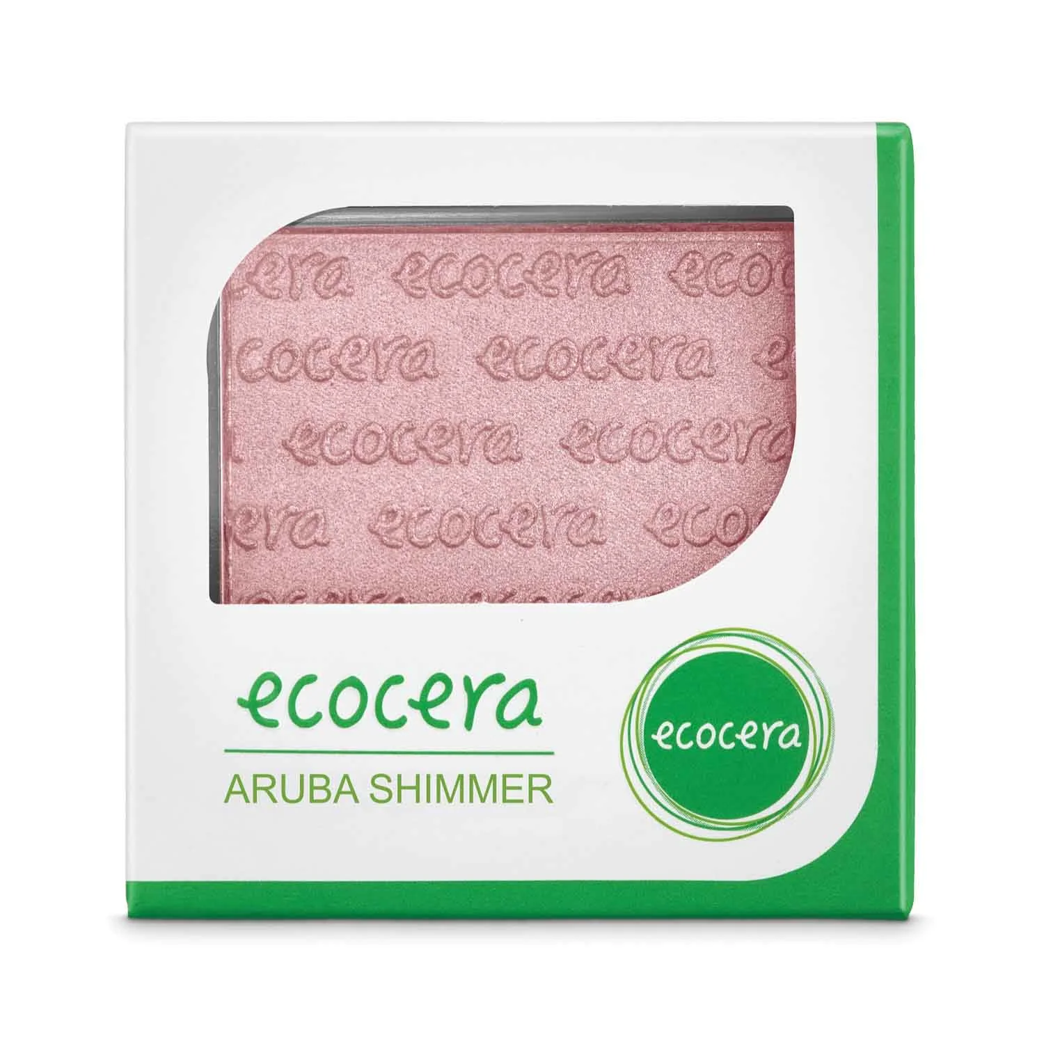 Ecocera Puder prasowany rozświetlający Aruba, 10 g