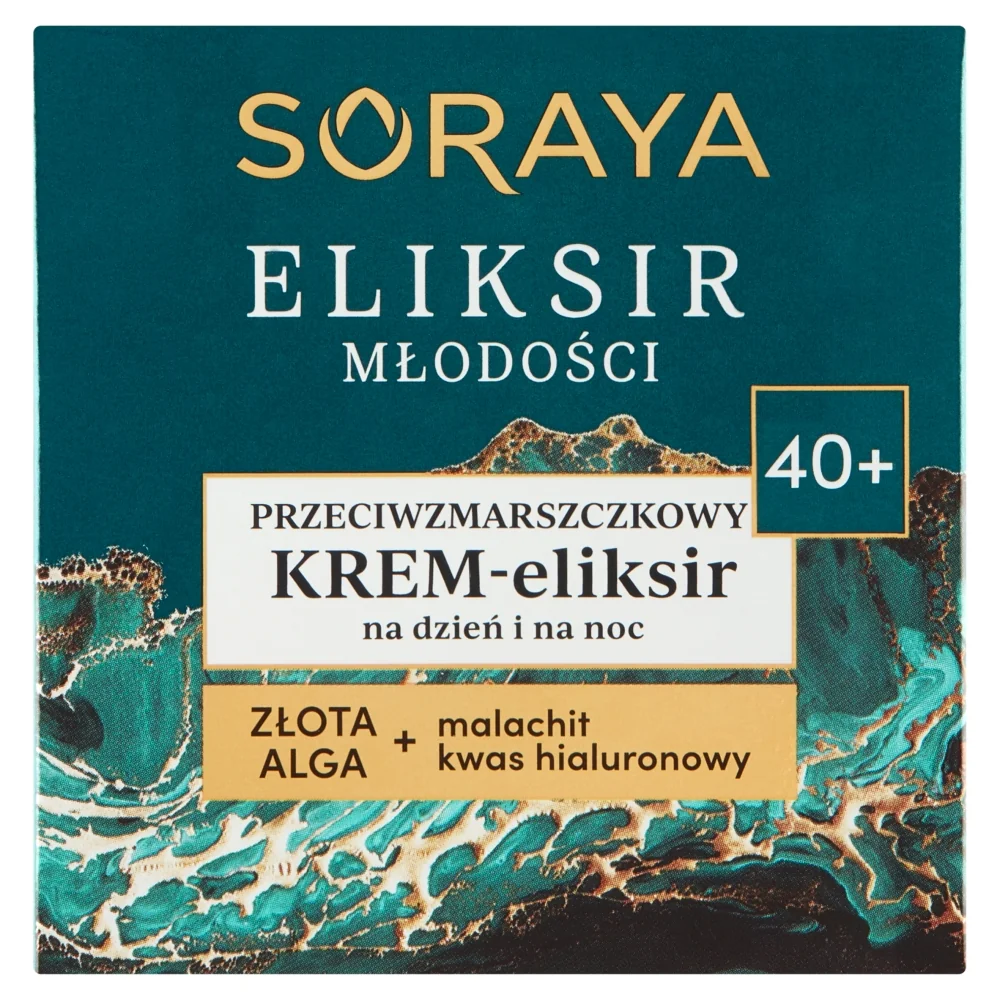 Soraya Eliksir Młodości przeciwzmarszczkowy krem 40+ na dzień i na noc, 50 ml