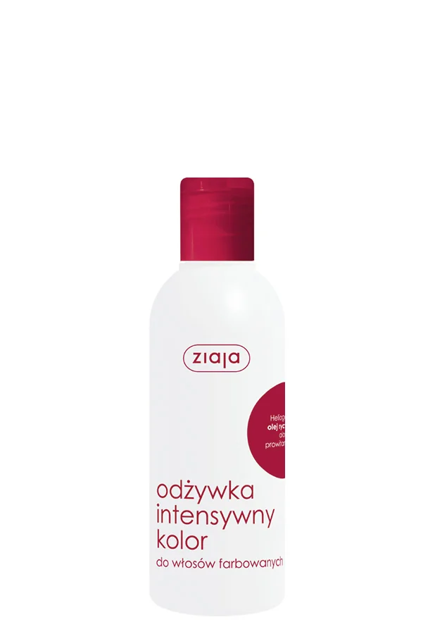 Ziaja Intensywny Kolor odżywka z olejem rycynowym do włosów farbowanych, 200 ml