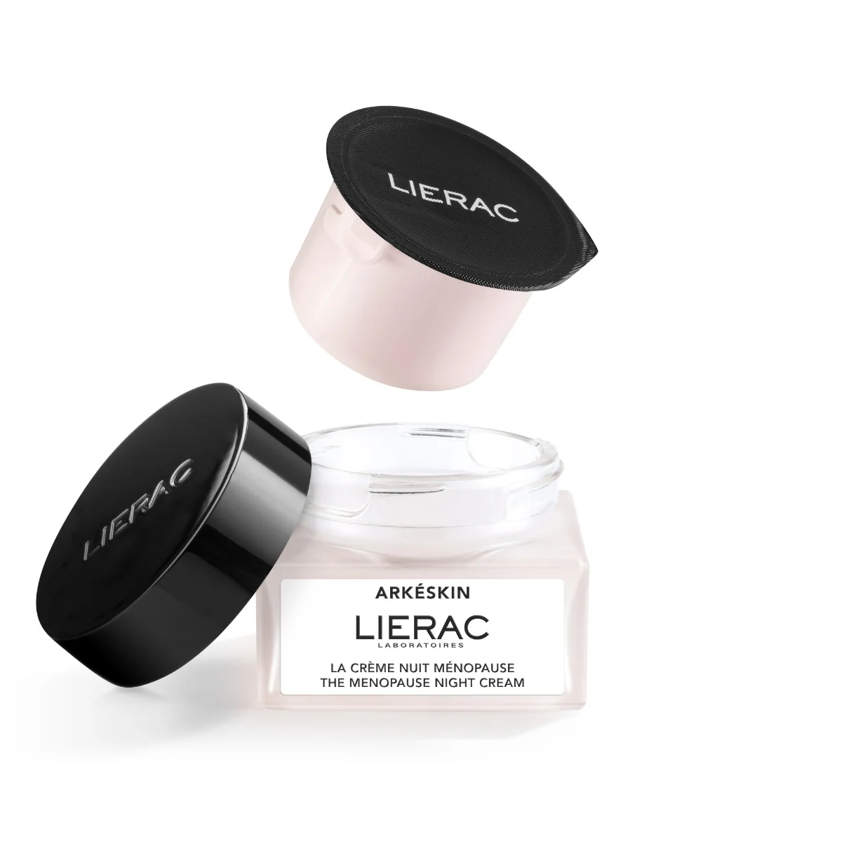 LIERAC Arkeskin, krem na noc dla kobiet w okresie menopauzy wkład uzupełniający, 50 ml