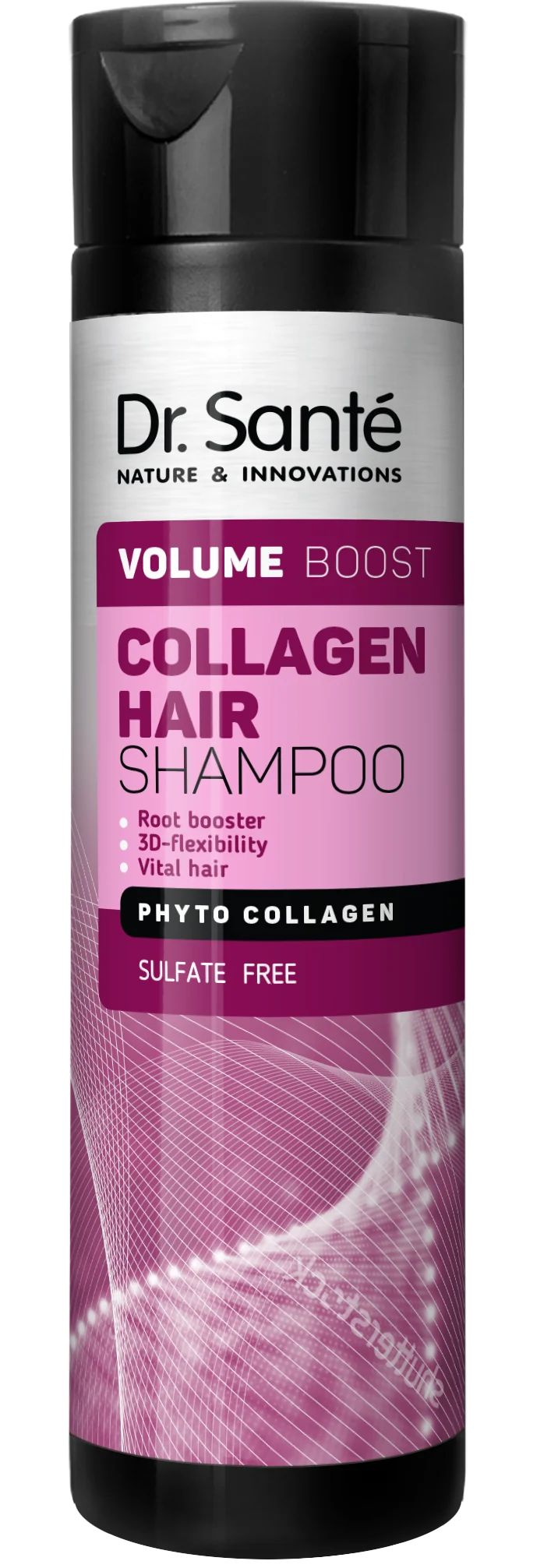 Dr. Santé Collagen Hair Volume Boost, szampon do włosów z kolagenem, 250 ml