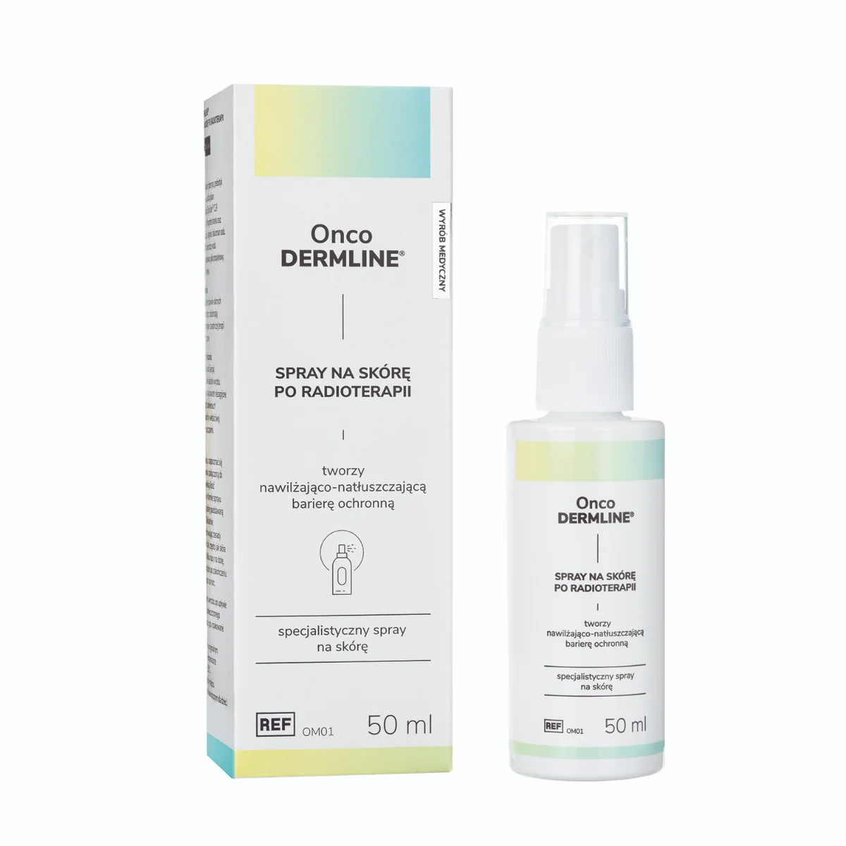 Onco DERMLINE, spray na skórę po radioterapii, 50 ml