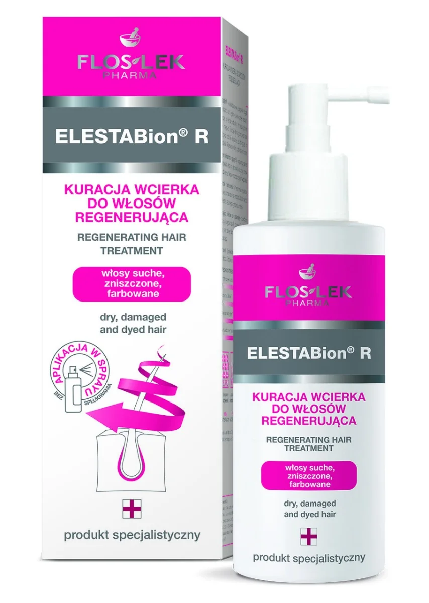 Floslek Elestabion R, regenerująca wcierka do włosów, 100 ml