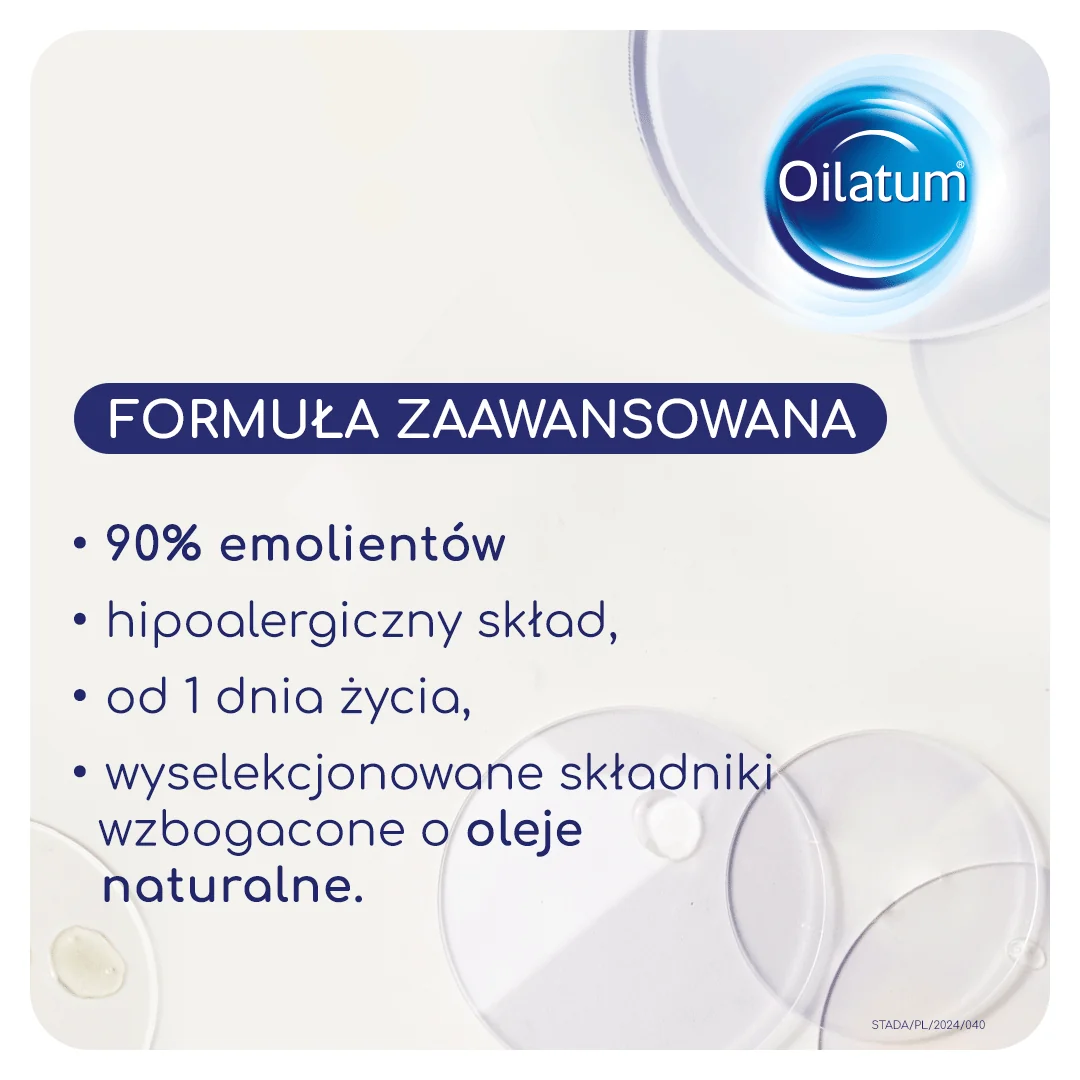 Oilatum Formuła Zaawansowana emulsja do kąpieli, 400 ml 