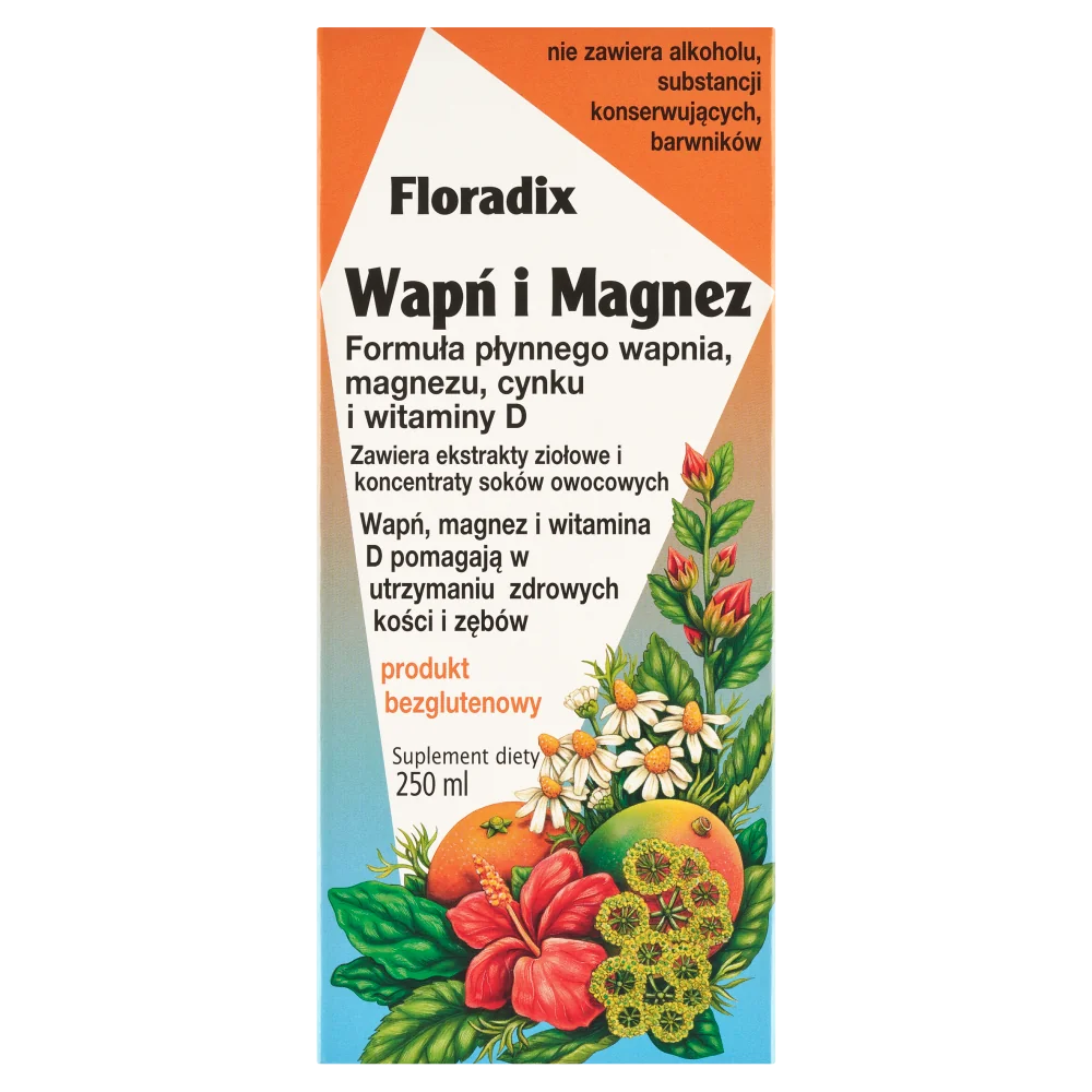 Floradix Wapń i Magnez, suplement diety, 250 ml