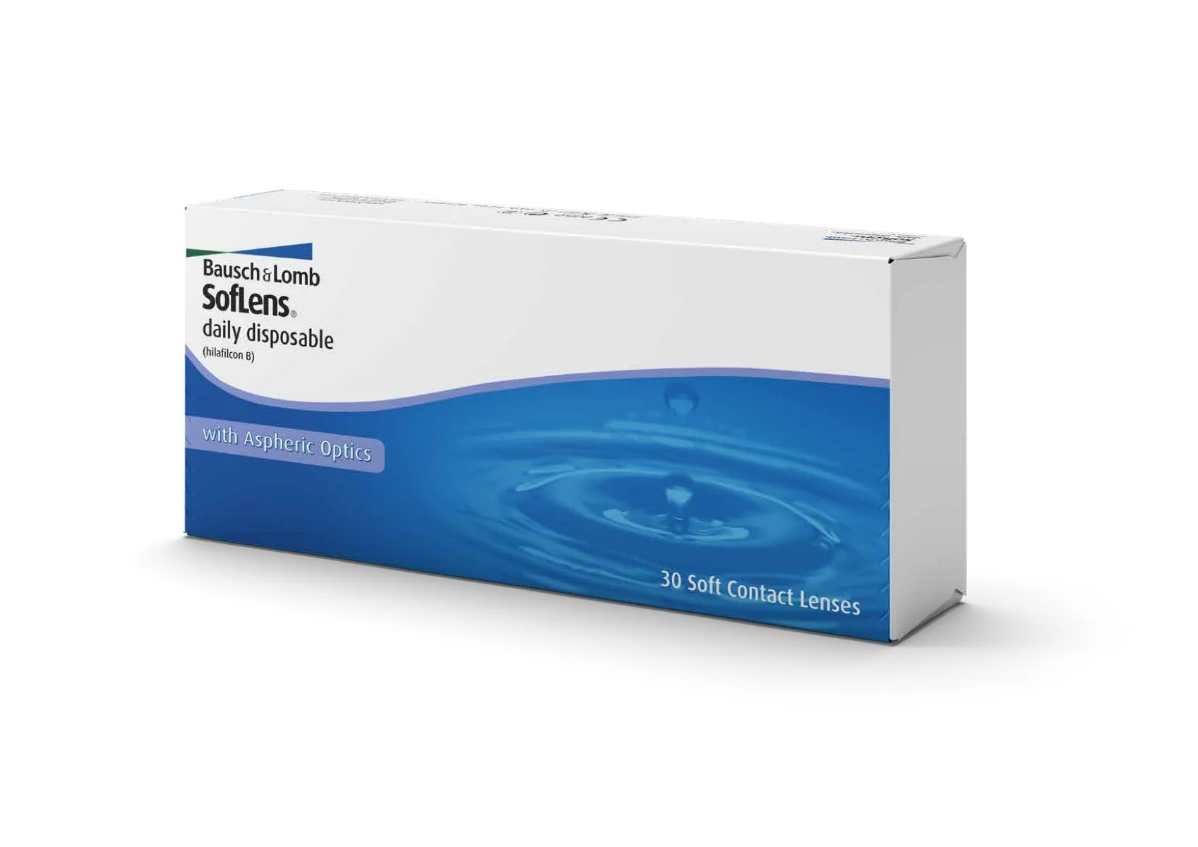 Bausch+Lomb SofLens Daily Disp soczewki kontaktowe jednodniowe -09.00, 30 szt.