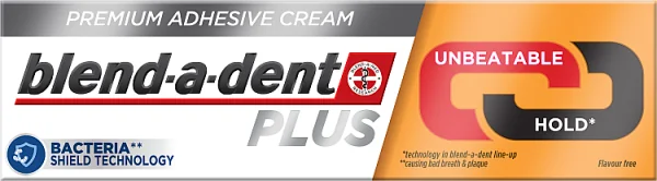 Blend-a-dent Plus Dual Power, krem utrwalający do protez zębowych, 40 g