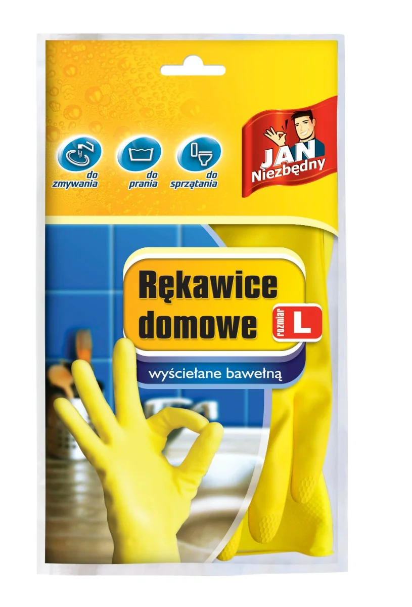 Jan Niezbędny rękawice domowe rozmiar L, 1 szt.