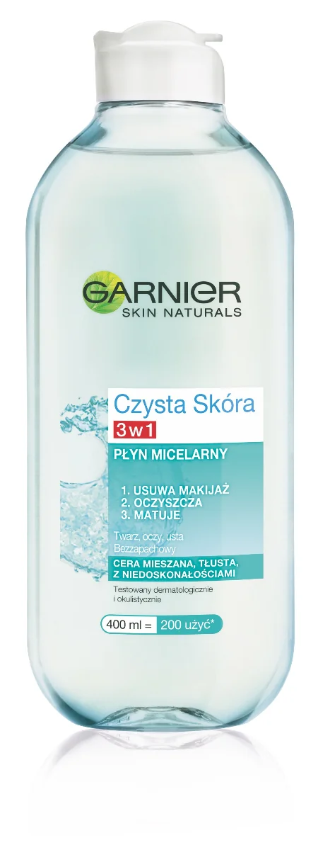 Garnier Skin Naturals Czysta skóra 3w1 Płyn micelarny do twarzy, 400 ml