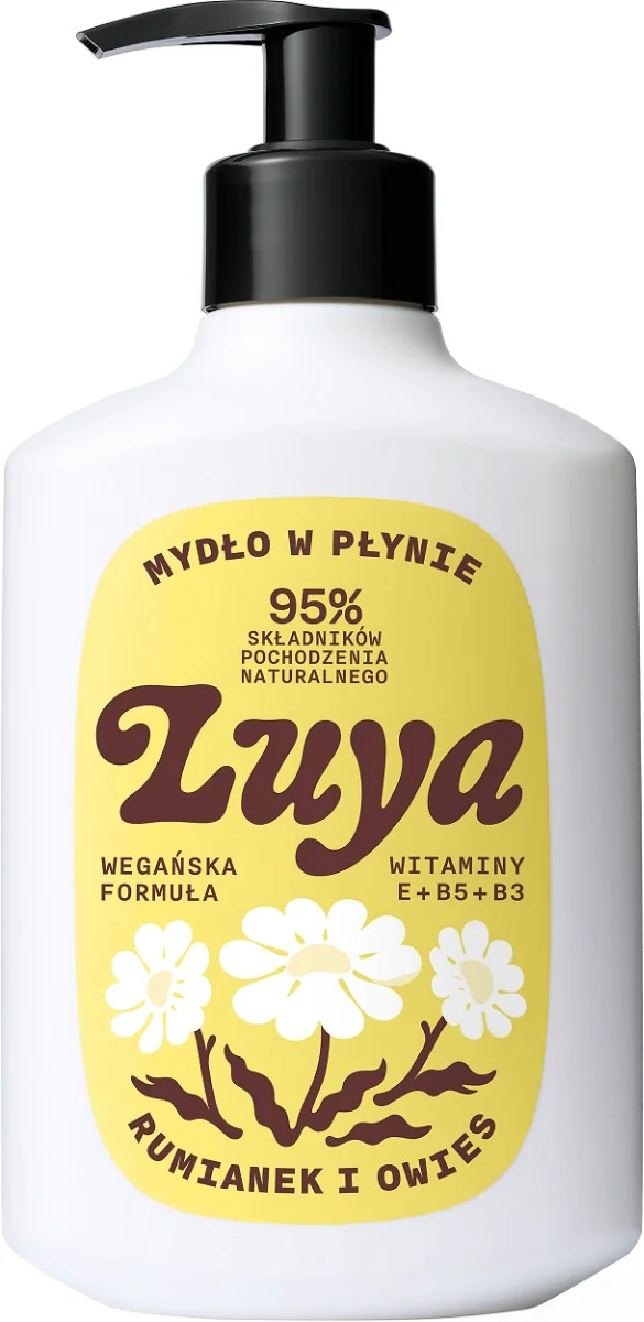 Luya, mydło do rąk w płynie Rumianek i Owies, 400 ml