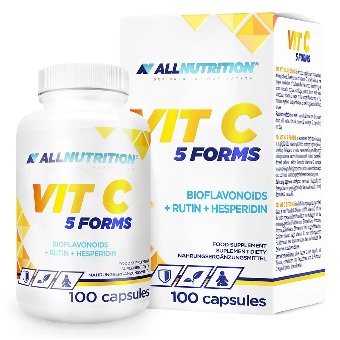 Allnutrition Vit C 5 Forms, 100 kapsułek