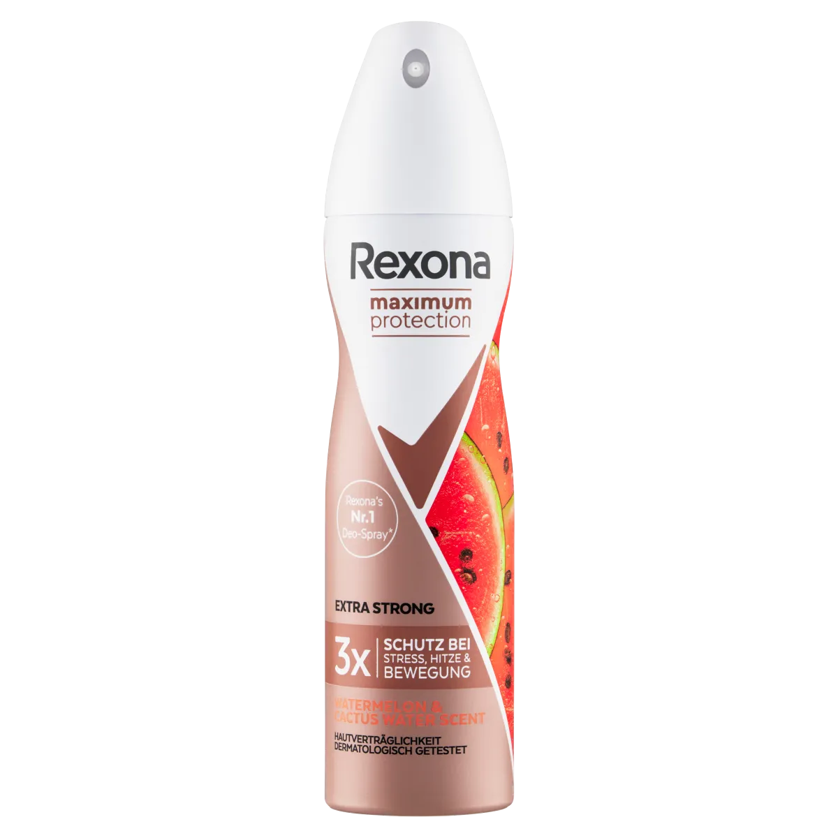 Rexona Maximum Protection Antyperspirant w aerozolu o zapachu arbuza i kaktusa, 150 ml