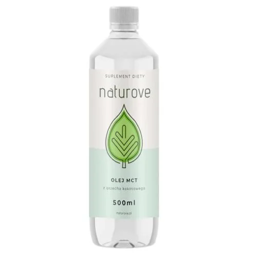 naturove olej MCT z orzecha kokosowego, 500 ml