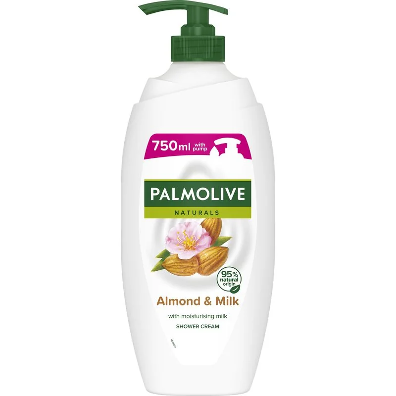 Palmolive Naturals Almond & Milk, kremowy żel pod prysznic Almond & Milk, 750 ml