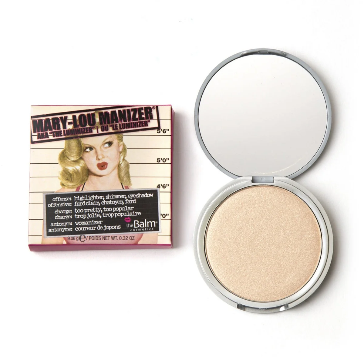 theBalm Mary-Lou Manizer rozświetlacz i cień do powiek, 8,5 g