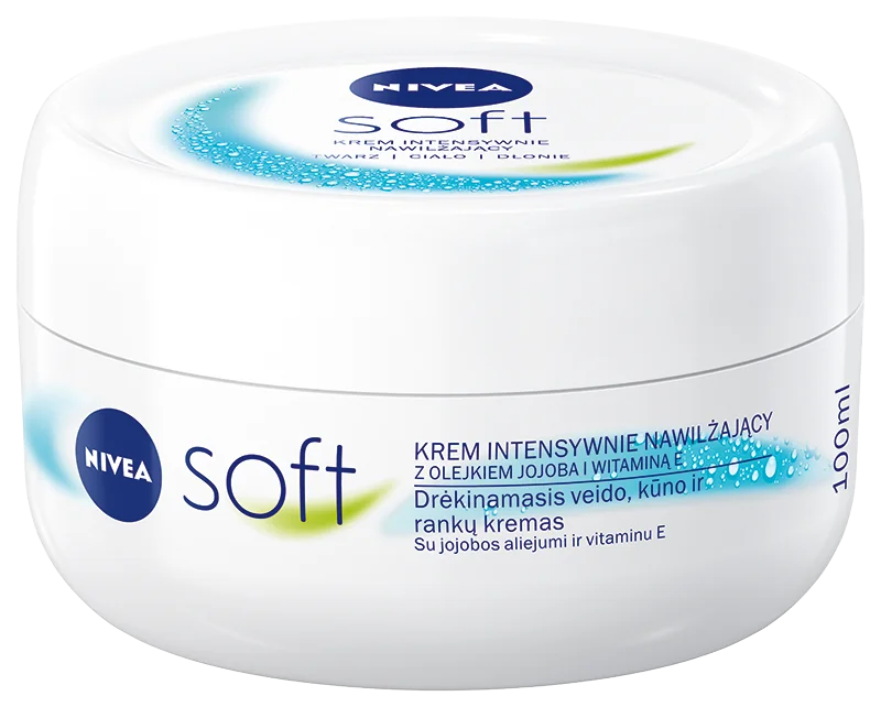 Nivea Soft Intensywnie nawilżający krem uniwersalny, 100 ml