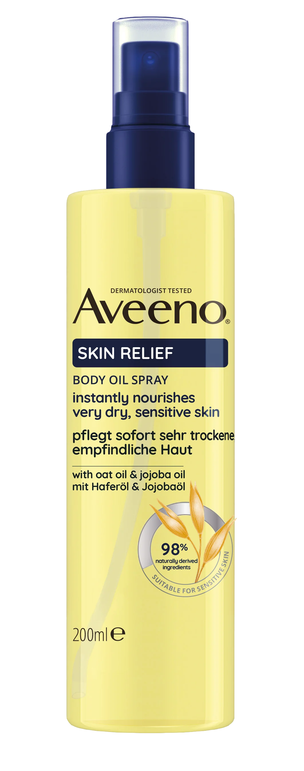 Aveeno® Skin Relief, olejek do ciała w sprayu, 200 ml