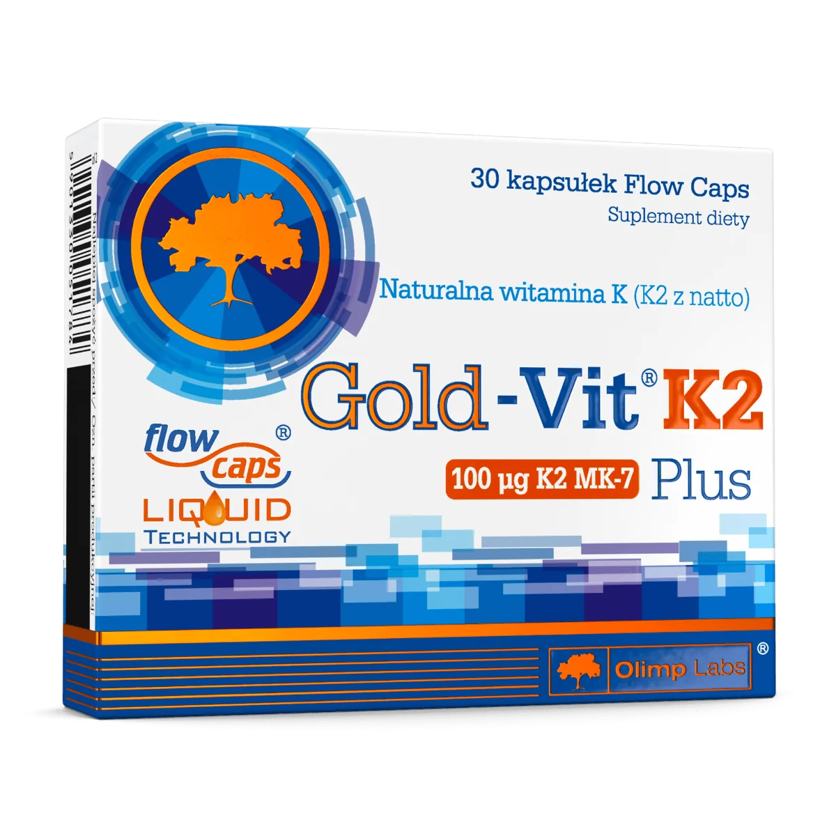 Olimp Gold-Vit K2 Plus, suplement diety, 30 kapsułek