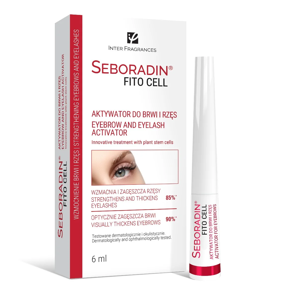 Seboradin Fito Cell, aktywator do brwi i rzęs, 6 ml