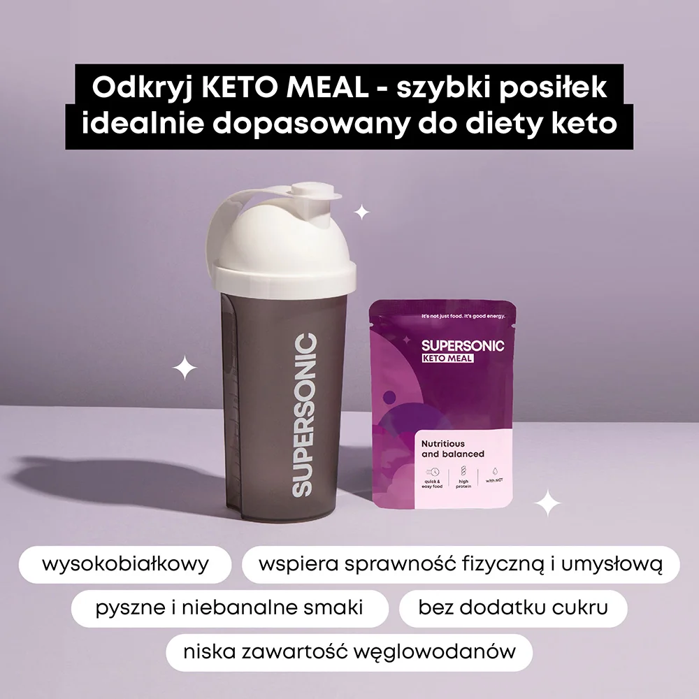 Supersonic Keto Meal posiłek o smaku kremowej czekolady, 80 g 