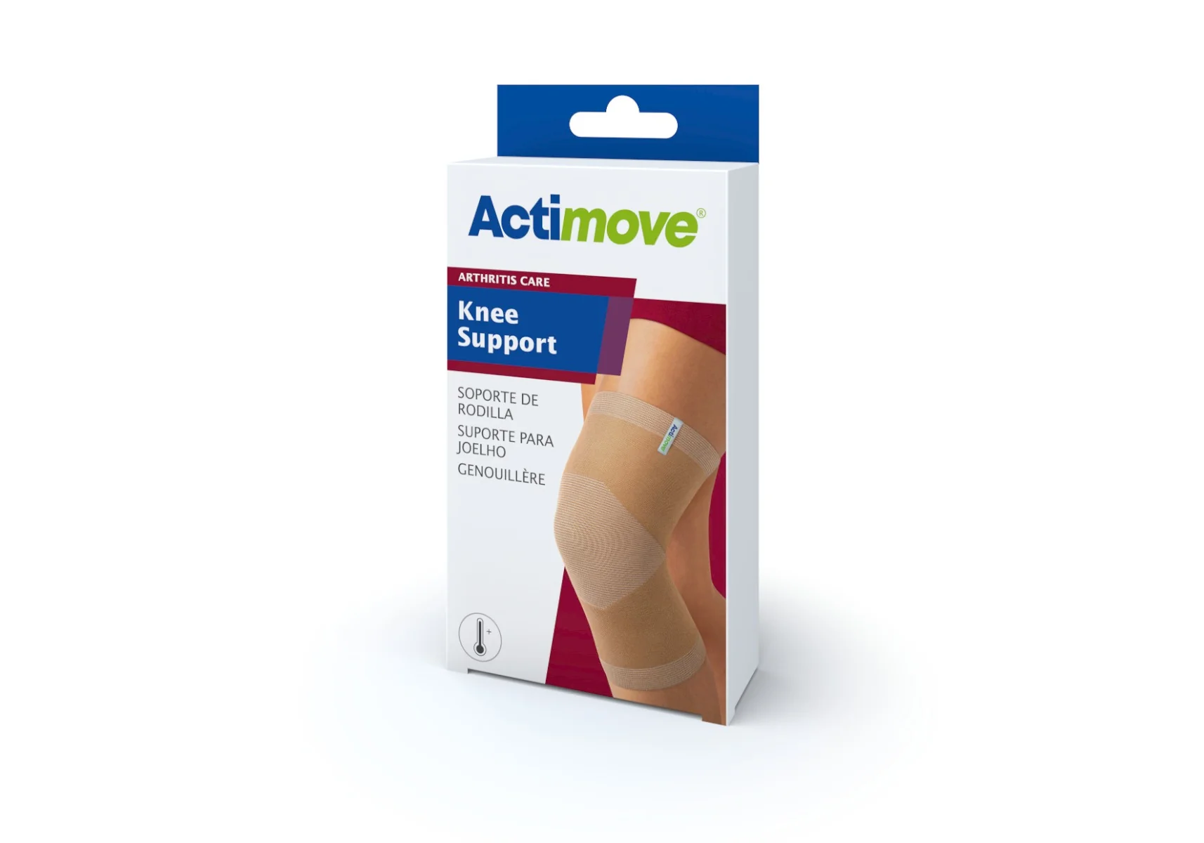 Actimove Arthritis Care Opaska stawu kolanowego dla osób z zapaleniem stawów, beżowa, S, 1 szt. 