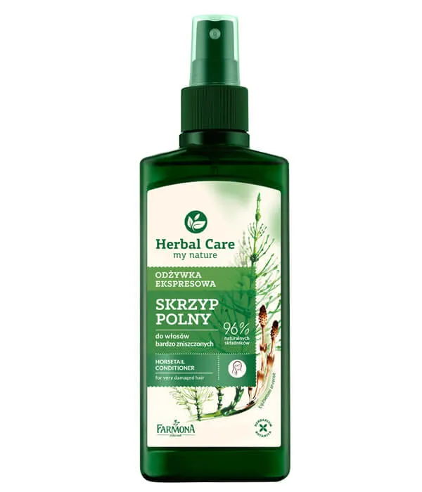 Herbal Care ekspresowa odżywka do włosów bardzo zniszczonych Skrzyp polny, 200 ml 