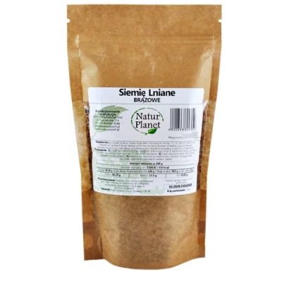 Natur Planet Siemię Lniane Złote nasiona, 500 g