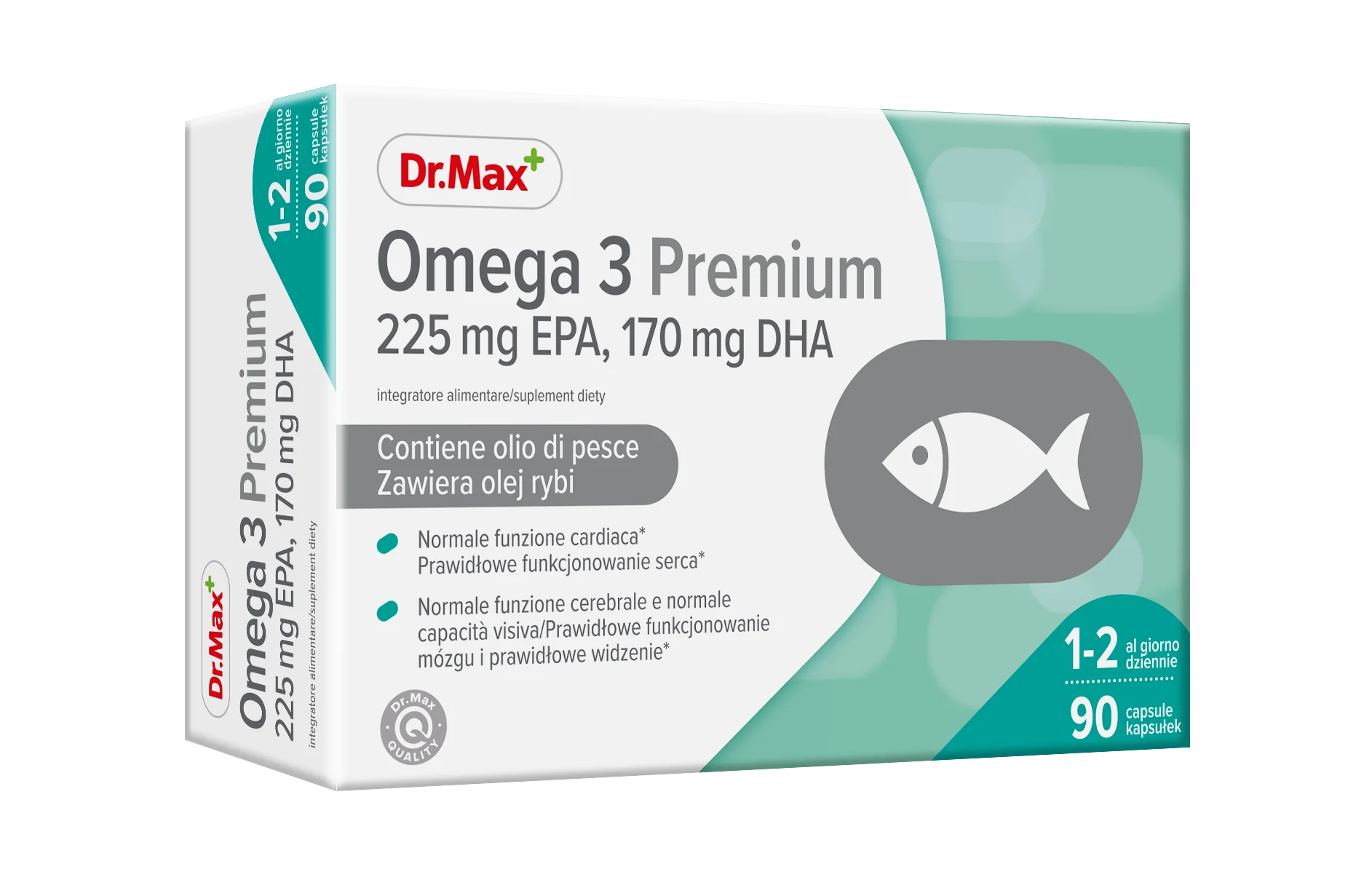 Omega 3 Premium Dr. Max, suplement diety, 90 kapsułek