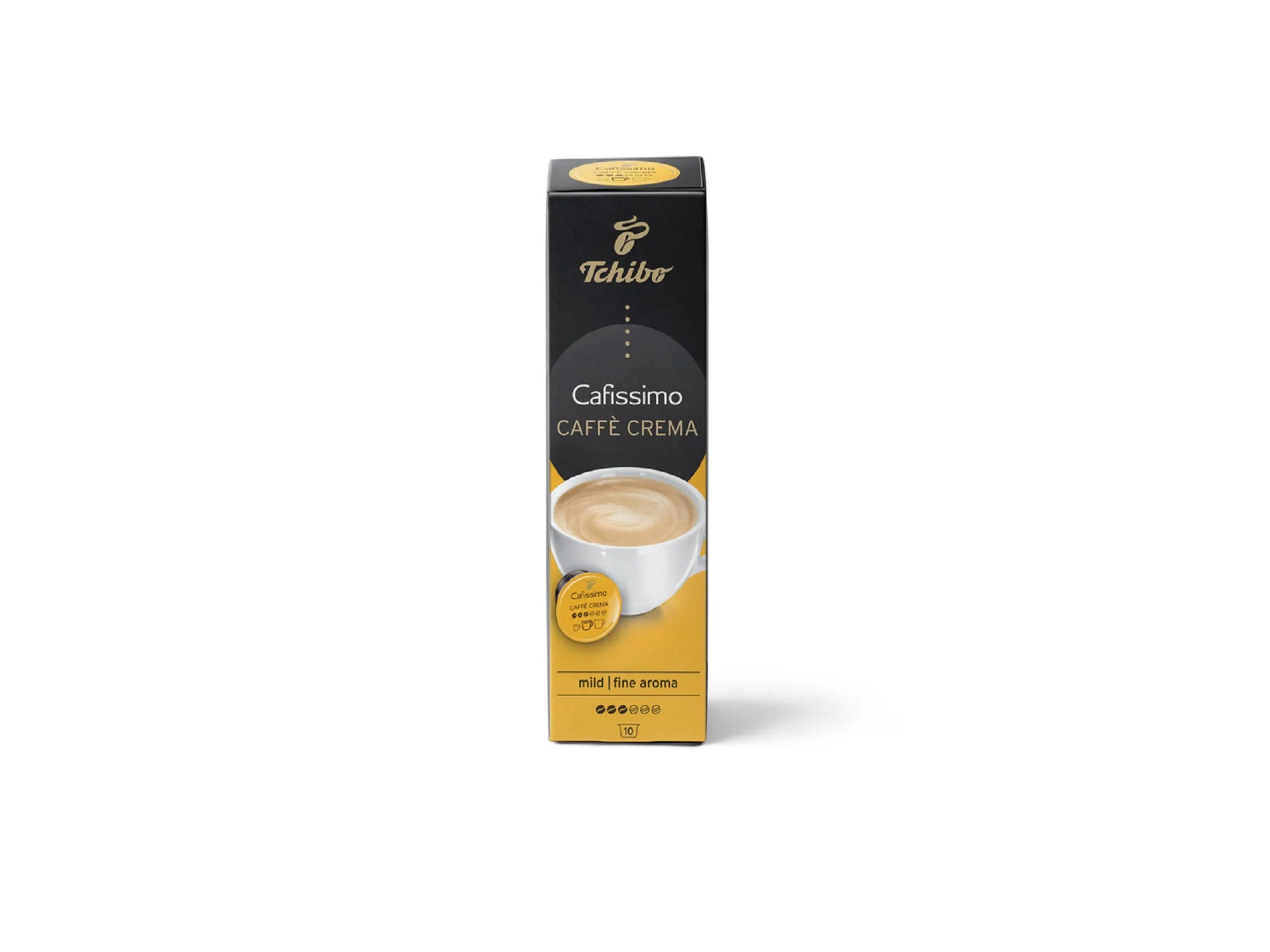 Tchibo Cafissimo Caffè Crema Rich Aroma kawa kapsułki, 10 szt.