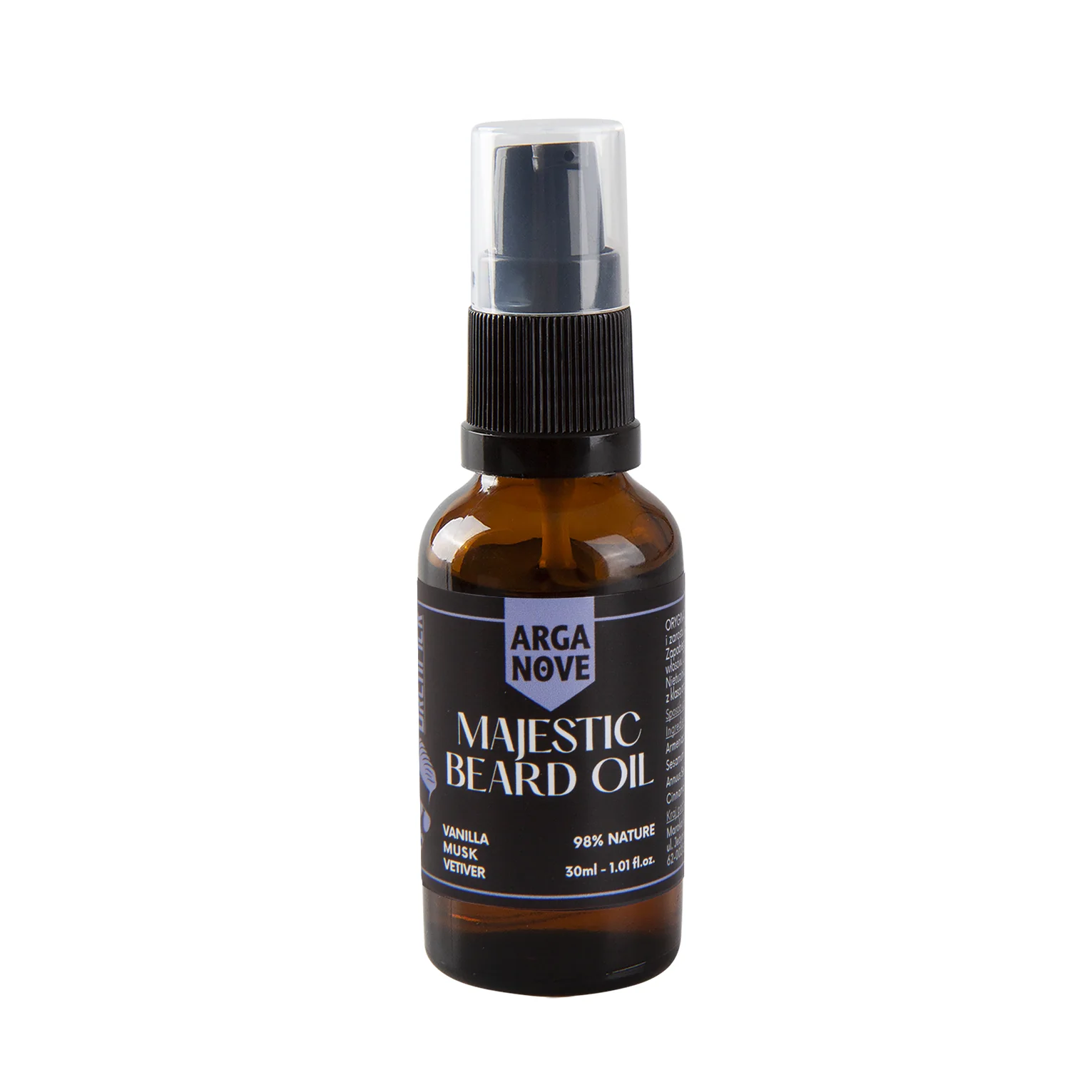 Arganove Mr. Dreamer Majestic Beard Oil naturalny olejek do brody, 30 ml