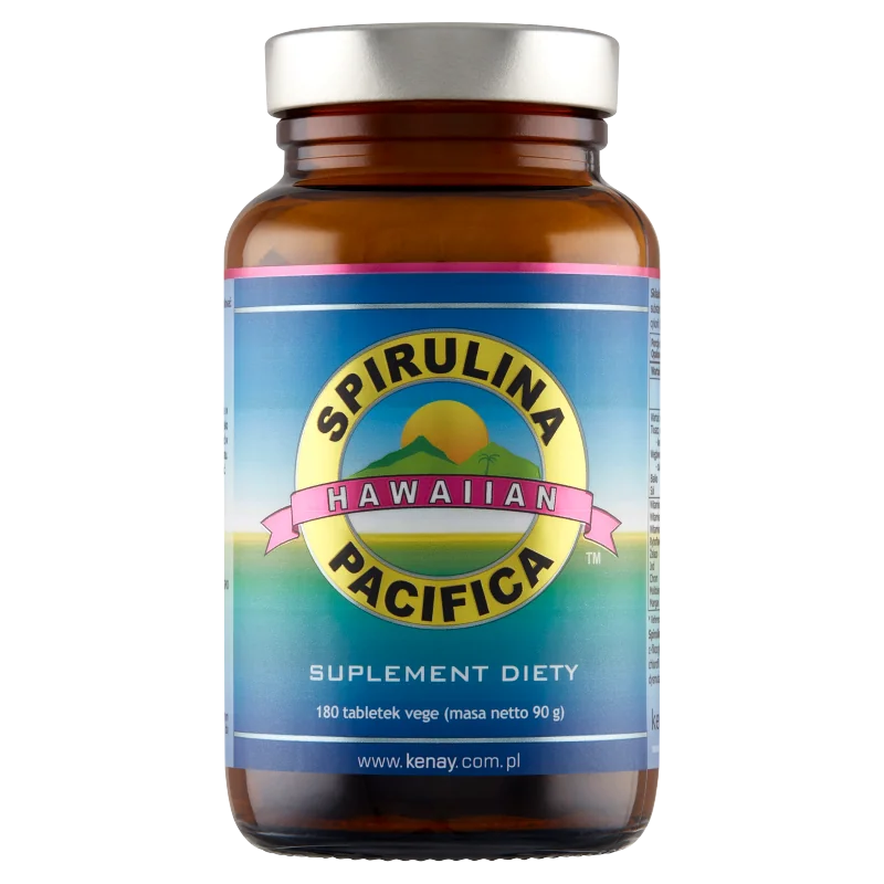 KenayAG, Spirulina Hawajska Pacifica, suplement diety, 180 tabletek