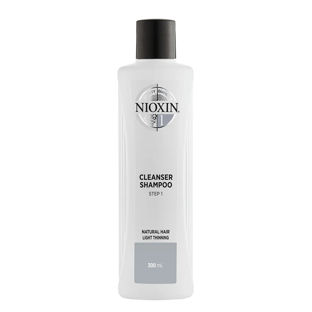 Nioxin System 1, szampon oczyszczający do włosów naturalnych, 300 ml