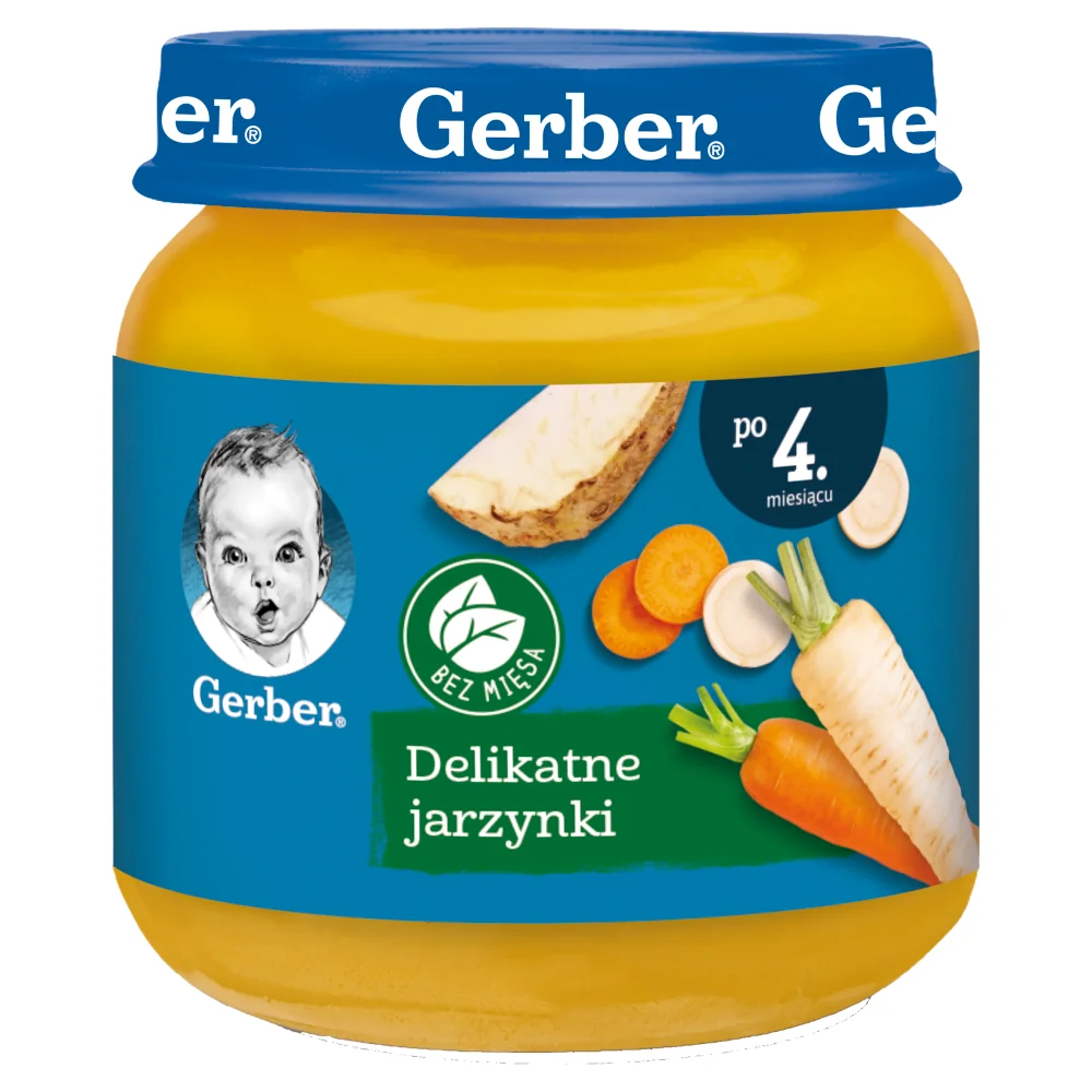 Gerber delikatne jarzynki dla niemowląt po 4 miesiącu życia, 125 g