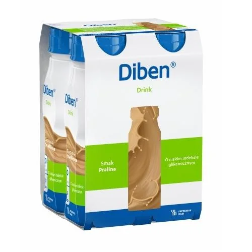 Diben Drink, płyn o smaku pralina, 4 x 200 ml